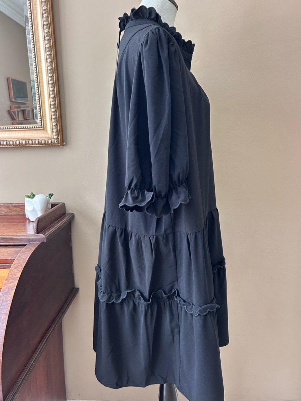 Tuckernuck Pommander Place Black Selena Mini Dress SIze XXXL NWT - Picture 8 of 16
